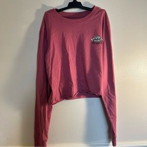 Vans Cropped Long Sleeve Women’s Small